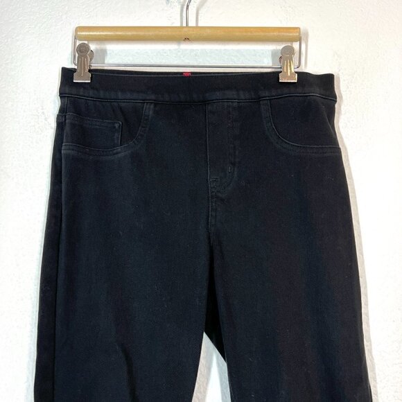 Spanx Jean Pants Leggings Black Ankle Pull On Medium - Picture 7 of 13